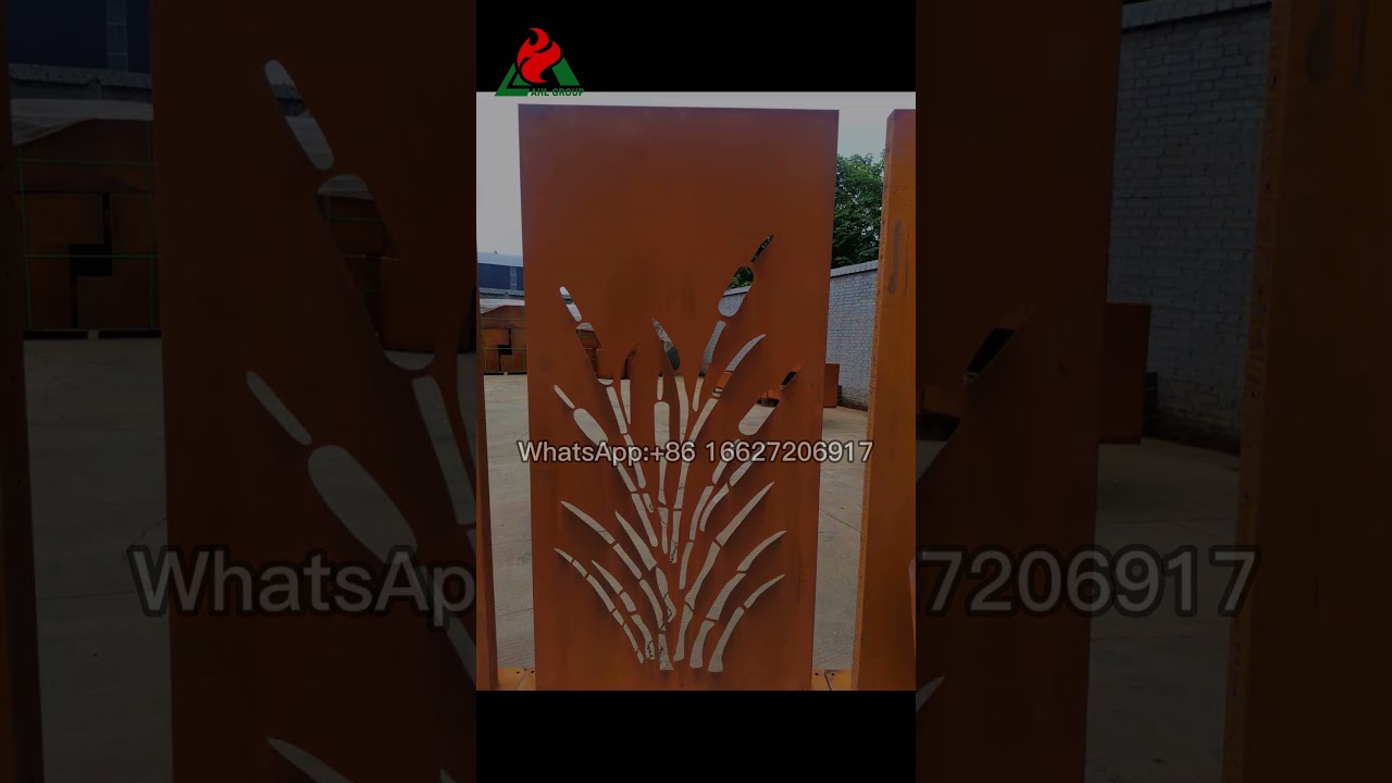 European Style Corten Steel Screen Panels for Landscaping