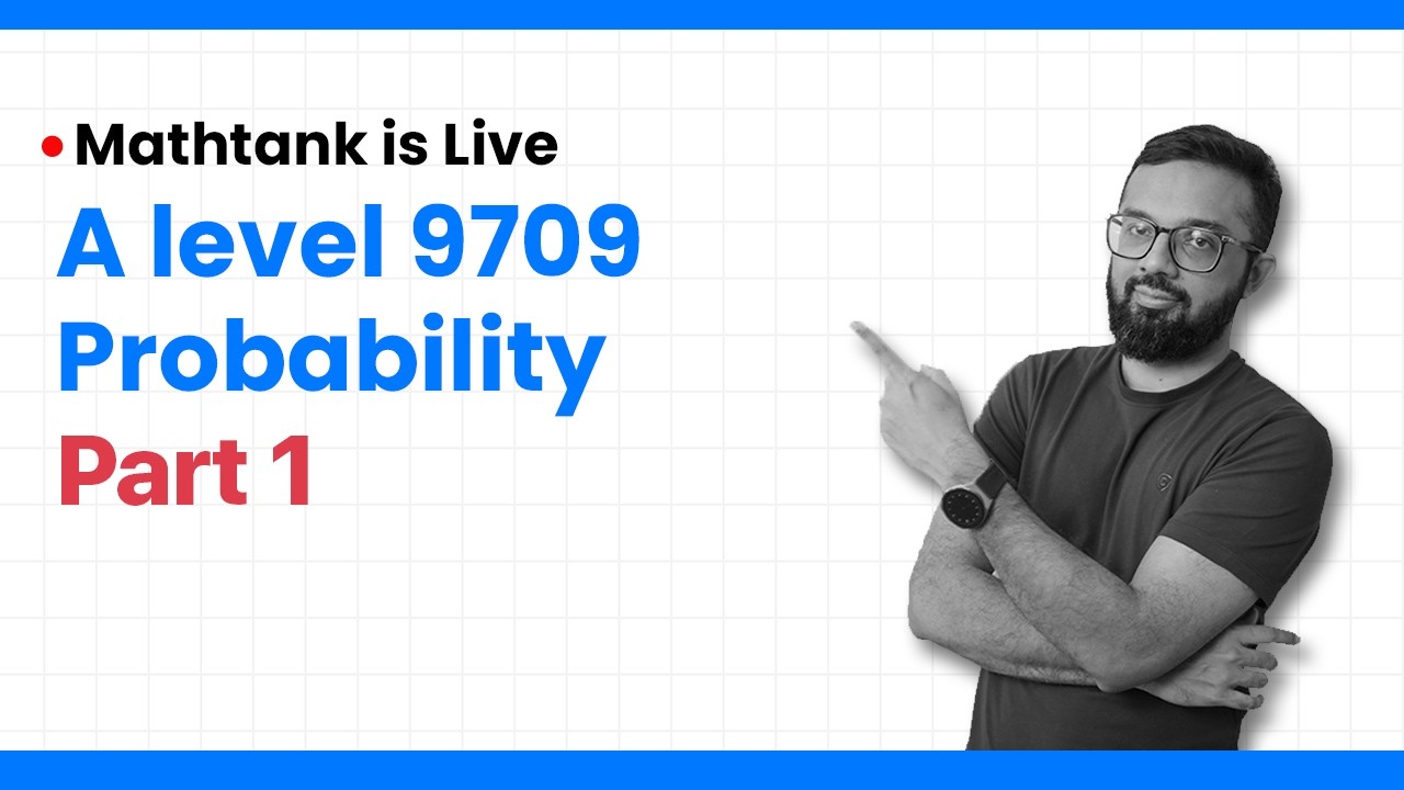 Probability (S1) - A level Math 9709 - Lecture 1 - YouTube