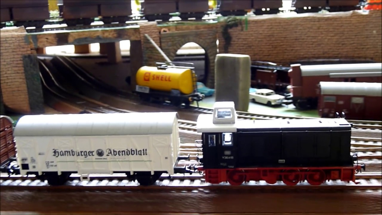 Lenz V 36 with Ne Naheilgüterzug, Deutsche Bundesbahn, era 3