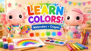 Learn Color Mixing 🌈 Yellow + Blue + Red = Rainbow Art