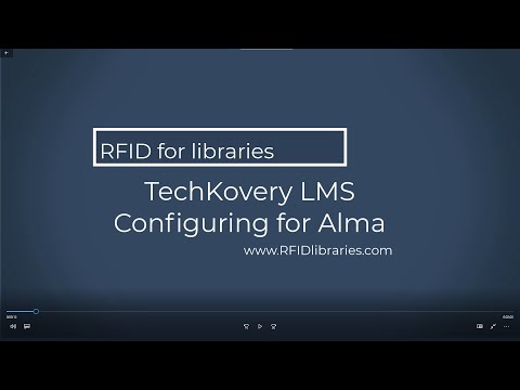 Configuring TK LMS for Alma