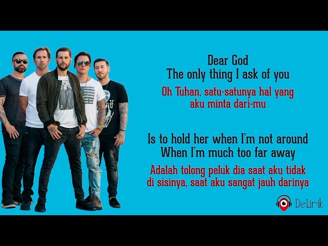 Dear God - Avenged Sevenfold (Lirik Lagu Terjemahan) ~ 1 Hour Loop class=