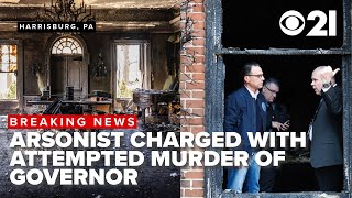 Gov. Shapiro on assassination attempt by arson at residence; man facing charges for attempted murder