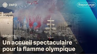 La flamme olympique arrive en France (en grande pompe)