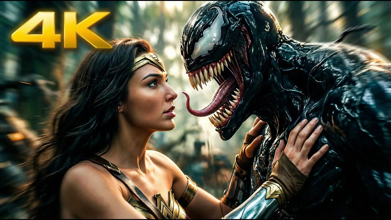 wonder women vs Venom – From Battle to Connection 😱🔥 | Epic DC x Marvel AI Movie