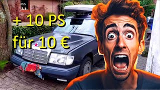 TUNING-Tipp: 10 PS mehr für nur 10 € - Diesel-Hauptfilter wechseln beim Mercedes-Benz W124 mit OM603