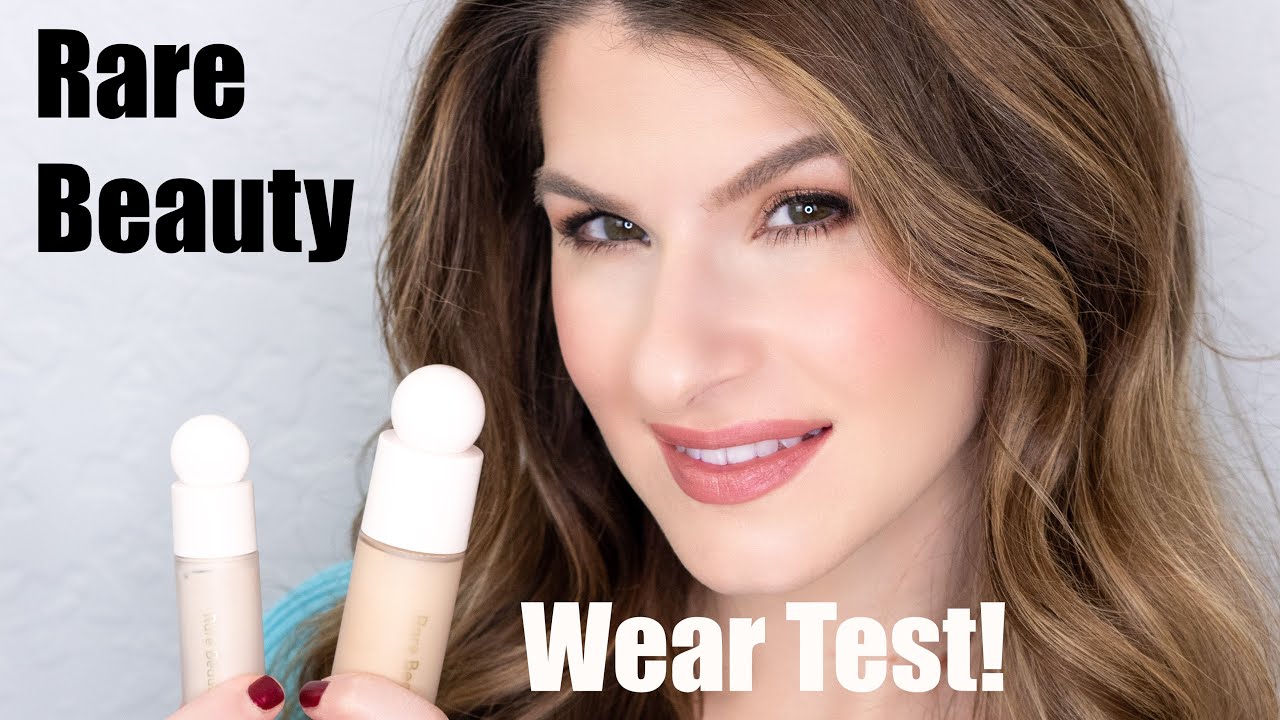 RARE BEAUTY Foundation and Concealer | REVIEW + 8 hour wear test on OILY skin!