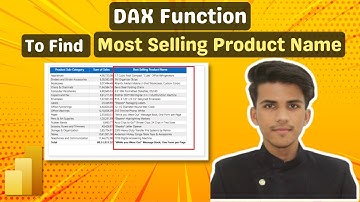 DAX To Find Most Selling Product In Power BI | Create Measure To Find What Product Sold Most (2025)