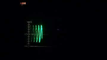 B&K Precision model 1465 oscilloscope trace