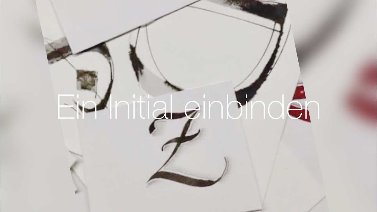 Initialen richtig einbinden - Textgestaltung