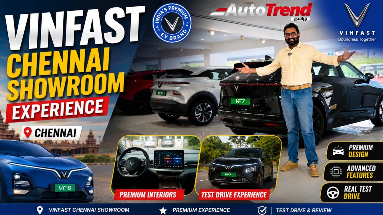 ???? 2029 வரை FREE Charging! ???? 75% Resale Guarantee? VinFast VF6 & VF7 Showroom Visit | AutoTrendTamil. 