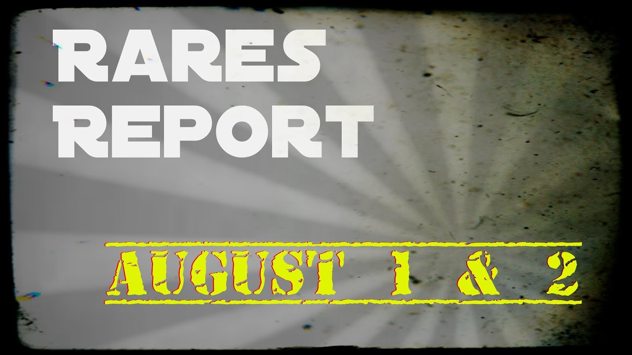 August 1st and 2nd RARES REPORT - Merch on Runescape Like A Stock Broker!