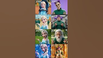 ELSA FROZEN & THANOS 230 SQUID GAME YEAR EVOLUTION SINGING “Dramatic Expression”