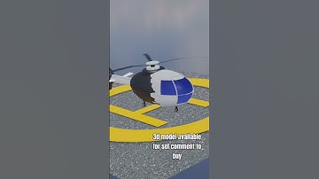 helicopter 3d model #3dmodeling #blender #selling #3danimation