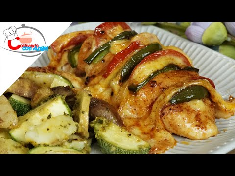 Pechugas De Pollo Rellenas y Bien Suavecitas | Cocinando con Angel