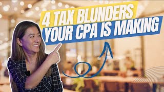 4 Tax Blunders Your CPA May Be Making on Your Taxes I M A Cpa Here Are The 10 Dumbest Tax Mistakes That Keep You Poor