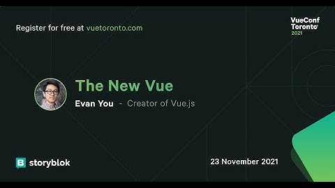 The New Vue by Evan You