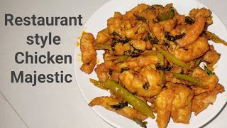 చికెన్ మేజిస్టిక్ // Chicken Majestic recipe // चिकन माजेस्टिक // Restaurant style chicken majestic