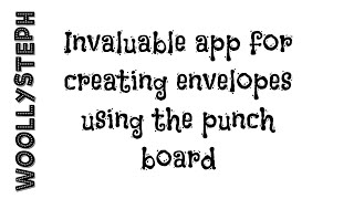 Envelope making: Using an app