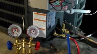 Manual Pump Down of an Air Conditioner