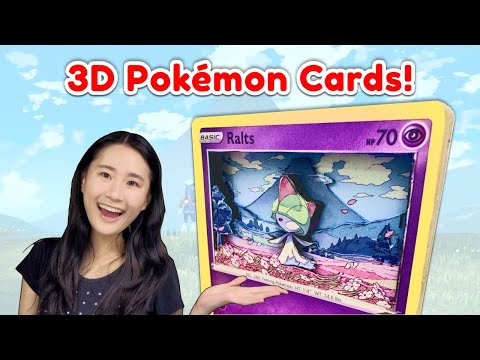 How to make 3D POKEMON CARDS!!! - YouTube How to make 3D POKEMON CARDS!!! - YouTube