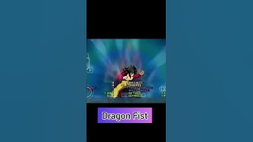 Dragon Fist in DBZ shin budokai 2 #shorts