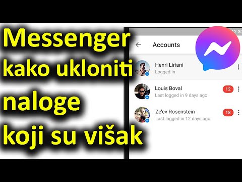 Kako ukloniti naloge sa Messenger-a - brisanje drugih profila na messendzeru