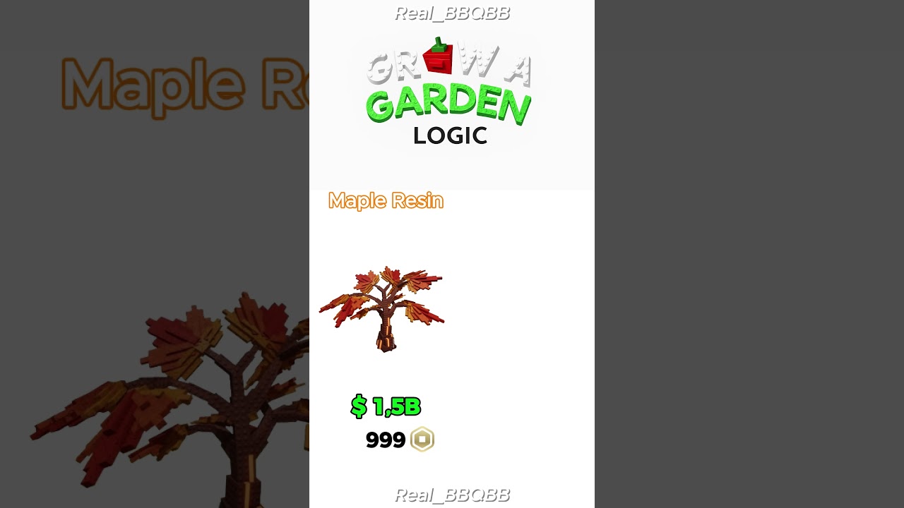 🍁 Maple Resin vs 🌹 Crimson Thorn – Grow a Garden