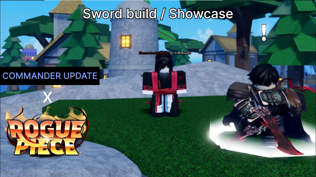 Rogue Piece | SHADOW COMMANDER UPDATE SHOWCASING THE TWO NEW SWORDS AND NEW SWORD BUILD 