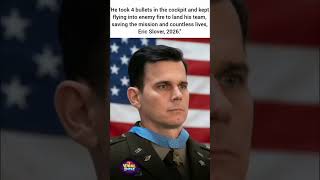 4 bullets in the cockpit. Still flew into enemy fire. Landed his team. #AmericanHero