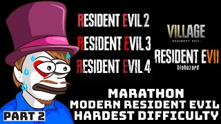 Speedrun Modern Resident Evil Back to Back on Hardest Difficulty - Part 2
I Speedran All Modern (RE ENGINE) Resident Evil Games back to back on hardest difficulty. This was trying to use a lot of the modern speedrun routing, and strats. Some games are glitchless, some not.
I stream daily on https://www.twitch.tv/7rayd - Most of my content is taken from there. Subscribe for VODs of my playthroughs, my speedruns and guides.
https://twitter.com/7rayD
https://www.instagram.com/7rayd/
https://www.twitch.tv/7rayd
0:00 - RE2R Leon A Hardcore
1:12:10 - RE2R Claire B Hardcore
2:16:45 - Hunk
2:25:19 - RE4R Main Game Professional
4:51:37 - RE4R Separate Ways Professional
5:54:58 - RE3R Inferno Speedrun Modern Resident Evil Back to Back on Hardest Difficulty - Part 2