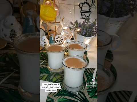 سحلب حليب ب 3 مكونات موجود بكل بيت سهل وسريع