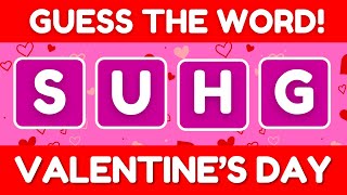 Unscramble 10 Words | Valentine's Day ESL Vocabulary Game 💖 (Word Scramble) screenshot 5