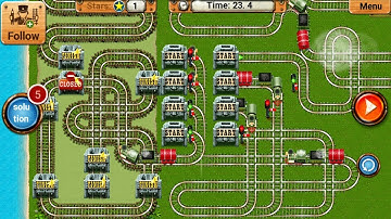 Rail Maze 2 Relaxing Gameplay - Train Puzzle Game - Android Gameplay #2131