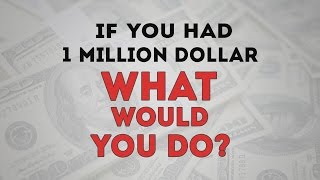 If you had 1 Million Dollar what would you do?