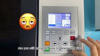 Time saver! | How to delete all files at once? | Lightburn | Tutorial