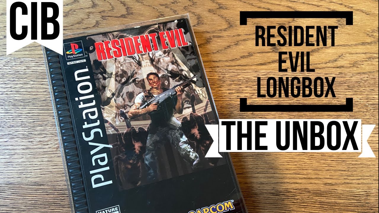 THE UNBOX: Resident Evil Longbox (Playstation, 1995) [CIB]