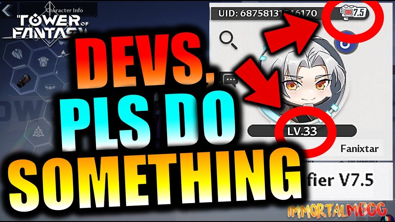 HACKERS & CHEATERS INVADING GLOBAL - TOWER OF FANTASY