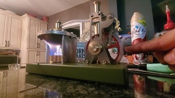 ENJOMOR Assembled Steam Engine Kit Retro Vertical with Spherical Boiler DIY KIT