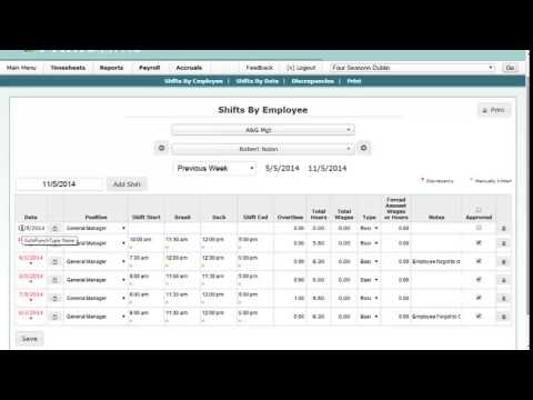 How to access and review employee timesheets - YouTube