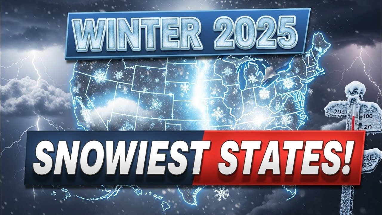 Winter 2025 USA: Snowiest States & Wild Weather Predictions! - YouTube