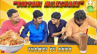 BIRYANI MILKSHAKE🍷 | FIRST TIME IN YOUTUBE | WORST CHALLENGE EVER | IMSUBU | PONGAL