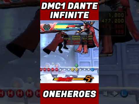 ⚔️DMC1 DANTE INFINITE COMBO #1!(UMVC3)🔫 #shorts #umvc3 #dante