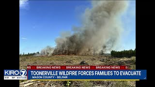 Leave now evacuation alerts isssued for areas of Mason County