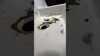 Rust!! Vintage sink restoration. Odorless. Waterproof coating!