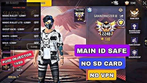 Script Hack Free Fire🔥 Magic Bullet Npc Name Antiban Drag Headshot Fix Ban bypass awm hack main id 💯