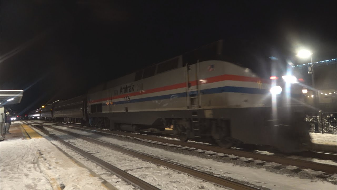 [HD] Snowy Railfanning in Ashland, VA 12-9/10-25 (Amtrak and CSX Heritage Units, GP40-2s, and more)