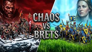 Dragging wife into old world - Old World battle March - Chaos VS Brets