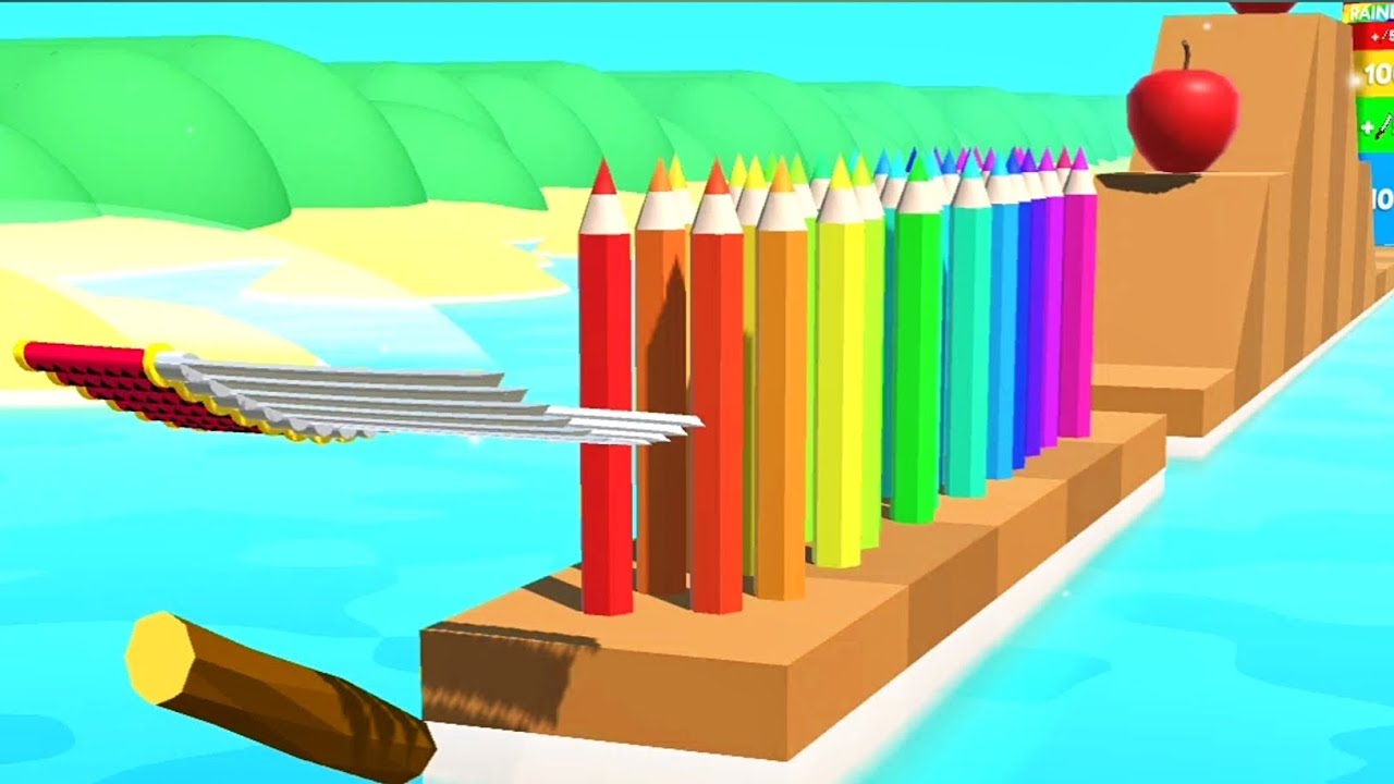 Flying Cut Game! Very Satisfying and Relaxing ASMR Slicing Video