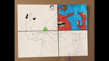 Silly Mr. Crabs drawing pt 2 (Theme is Evil, from SpongeBob)